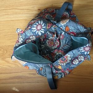 Vera Bradley Grand Weekender Bag w/ toiletry case